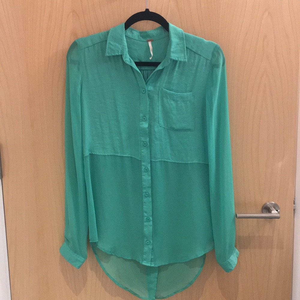 Free People Button Down